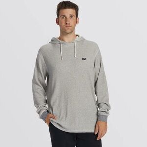 Quick Silver Keystone Hoodie Gray Size M Lightweight Pullover